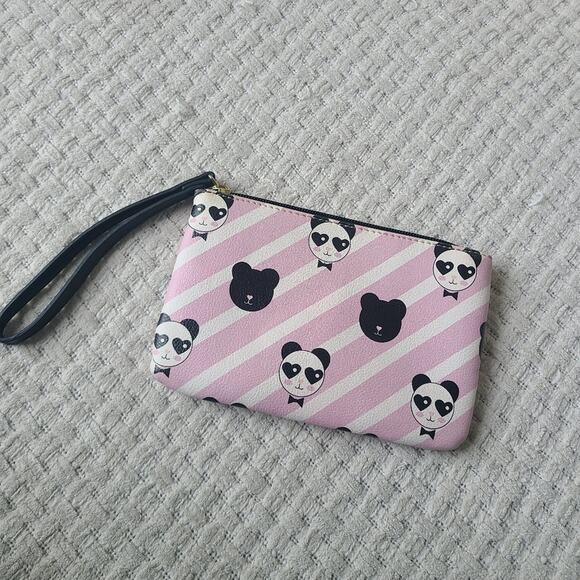 Betsey Johnson Panda Print Wristlet - Picture 3 of 10